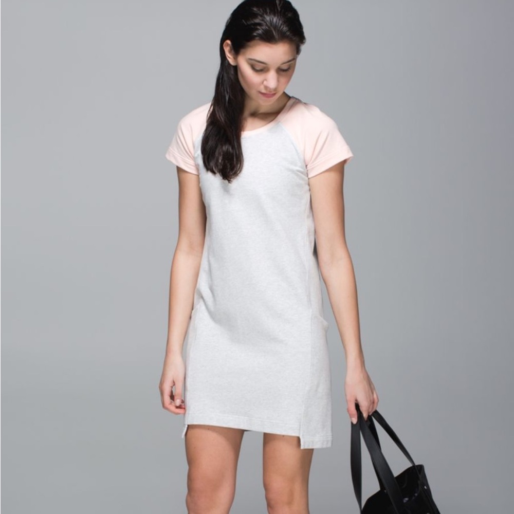 lululemon athletica Gray and Pink Dress